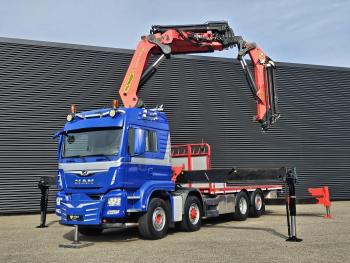 MAN TGS 35.500 8x4-6 / PALFINGER 92 t/m CRANE +JIB
